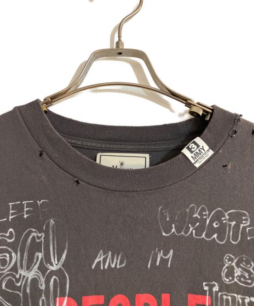 Maison MIHARA YASUHIRO（メゾン ミハラ ヤスヒロ）Maison MIHARA YASUHIRO (メゾン ミハラ ヤスヒロ) DISTRESSED TEE グレー サイズ:48の古着・服飾アイテム