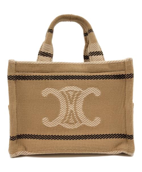 CELINE（セリーヌ）CELINE (セリーヌ) カバタイス2WAYショルダーバッグ ベージュの古着・服飾アイテム
