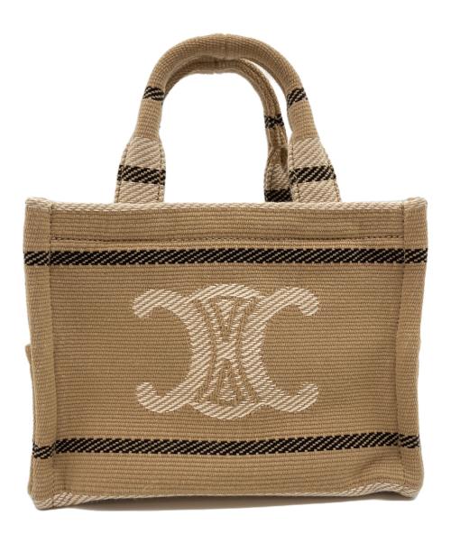 CELINE（セリーヌ）CELINE (セリーヌ) カバタイス2WAYショルダーバッグ ベージュの古着・服飾アイテム