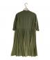 BALLSEY (ボールジィ) スパンブロード バックプリーツシャツワンピース グリーン サイズ:不明：10000円