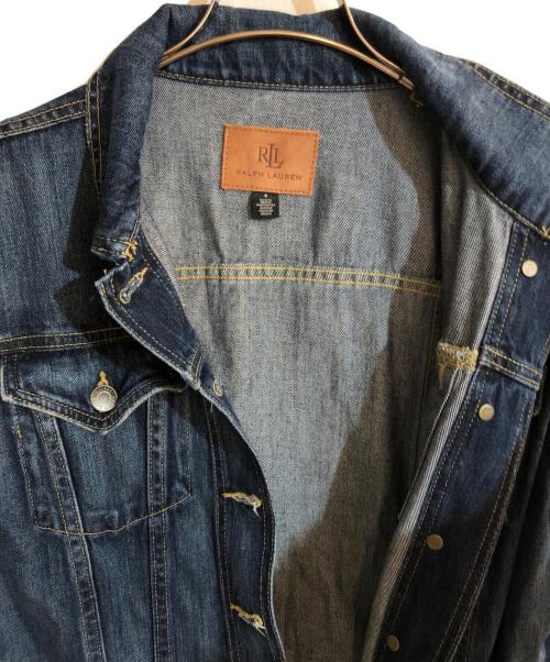 RALPH LAUREN（ラルフローレン）RALPH LAUREN (ラルフローレン) ベルテッドデニムロングワンピース インディゴ サイズ:Sの古着・服飾アイテム
