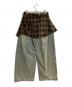 knuth marf (クヌースマーフ) shirt wrap denim pants インディゴ サイズ:S：10000円