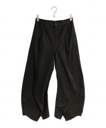 Knuth Marf（クヌースマーフ）の古着「slit deformed pants」｜ブラック