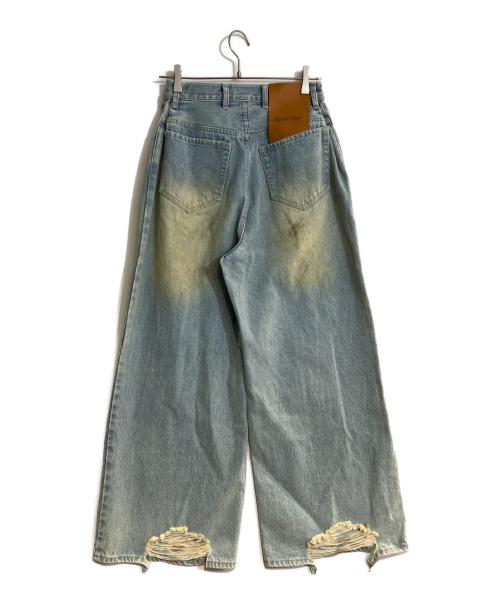 Knuth Marf（クヌースマーフ）knuth marf (クヌースマーフ) damage denim pants/ダメージデニムパンツ インディゴ サイズ:Sの古着・服飾アイテム