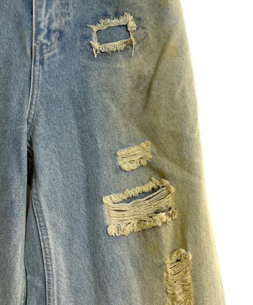 Knuth Marf（クヌースマーフ）knuth marf (クヌースマーフ) damage denim pants/ダメージデニムパンツ インディゴ サイズ:Sの古着・服飾アイテム