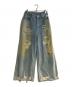 knuth marf（クヌースマーフ）の古着「damage denim pants/ダメージデニムパンツ」｜インディゴ