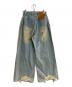 knuth marf (クヌースマーフ) damage denim pants/ダメージデニムパンツ インディゴ サイズ:S：8000円