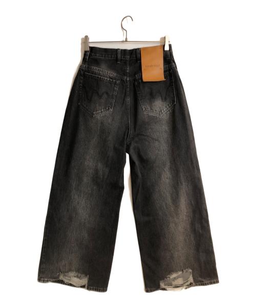 Knuth Marf（クヌースマーフ）knuth marf (クヌースマーフ) damage denim pants/ダメージデニムパンツ ブラック サイズ:Ｓの古着・服飾アイテム
