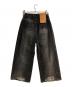 knuth marf (クヌースマーフ) damage denim pants/ダメージデニムパンツ ブラック サイズ:Ｓ：10000円