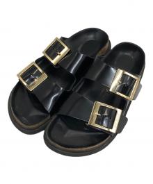 BIRKENSTOCK（ビルケンシュトック）の古着「Arizona Droplet Buckleサンダル」｜ブラック