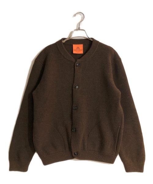 ANDERSEN-ANDERSEN（アンデルセン アンデルセン）Andersen-Andersen (アンデルセン アンデルセン) ウールカーディガン ブラウン サイズ:Lの古着・服飾アイテム