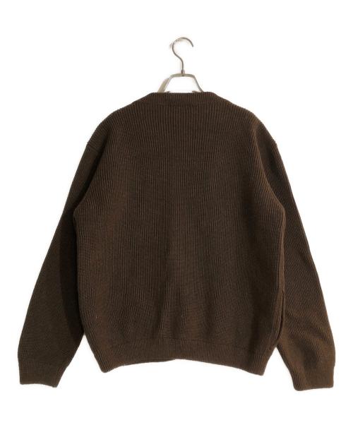 ANDERSEN-ANDERSEN（アンデルセン アンデルセン）Andersen-Andersen (アンデルセン アンデルセン) ウールカーディガン ブラウン サイズ:Lの古着・服飾アイテム