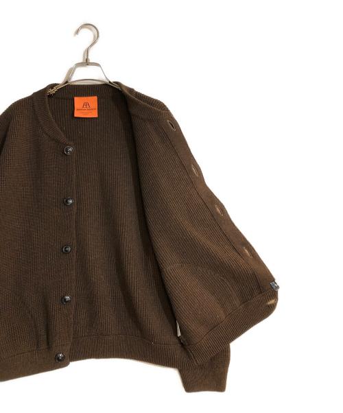 ANDERSEN-ANDERSEN（アンデルセン アンデルセン）Andersen-Andersen (アンデルセン アンデルセン) ウールカーディガン ブラウン サイズ:Lの古着・服飾アイテム