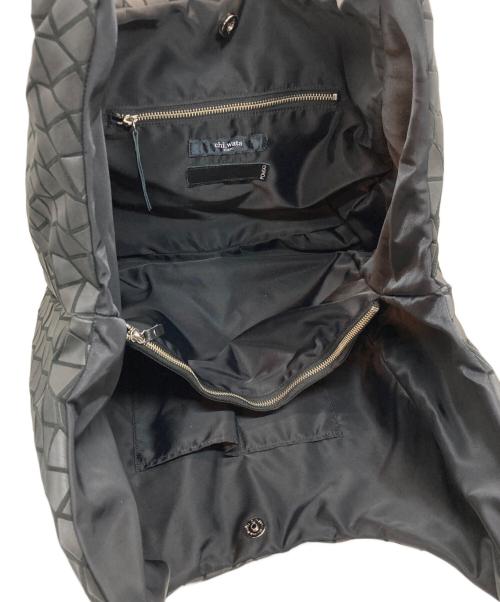 chi.wata（チワタ）chi.wata (チワタ) POMTATA (ポンタタ) 幾何学柄トートバッグ ブラックの古着・服飾アイテム