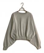 REMI RELIEF×CHAOSレミレリーフ×カオス）の古着「別注BIGショートクルーネックスウェット」｜グレー