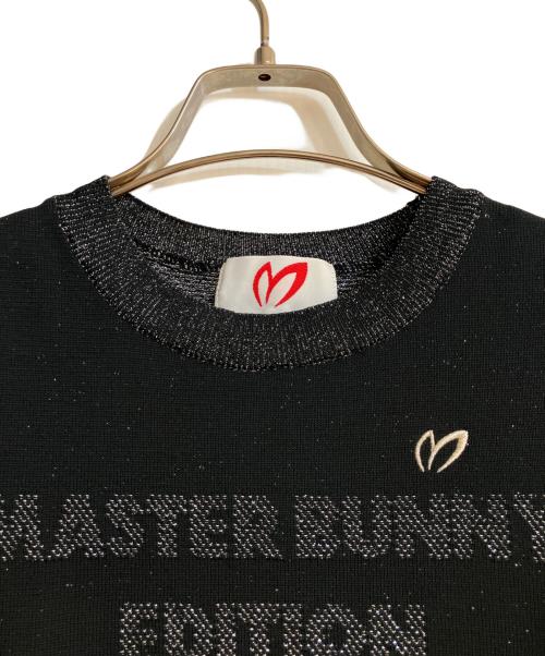 MASTER BUNNY EDITION（マスターバニーエディション）MASTER BUNNY EDITION (マスターバニーエディション) ノースリーブニット ブラックの古着・服飾アイテム