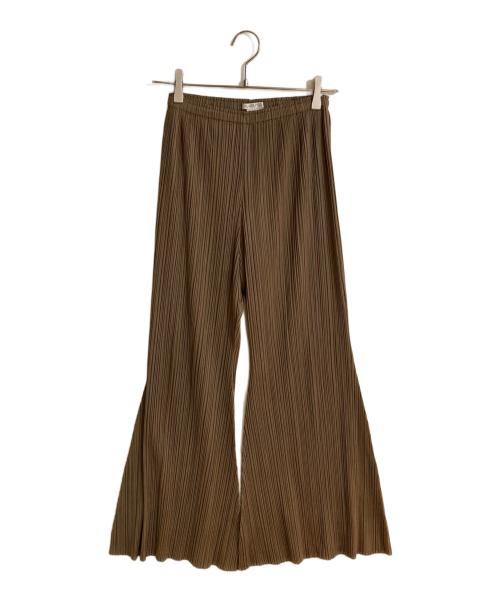 PLEATS PLEASE（プリーツプリーズ）PLEATS PLEASE (プリーツプリーズ) プリーツパンツ ブラウン サイズ:2の古着・服飾アイテム