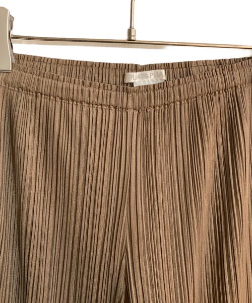 PLEATS PLEASE（プリーツプリーズ）PLEATS PLEASE (プリーツプリーズ) プリーツパンツ ブラウン サイズ:2の古着・服飾アイテム
