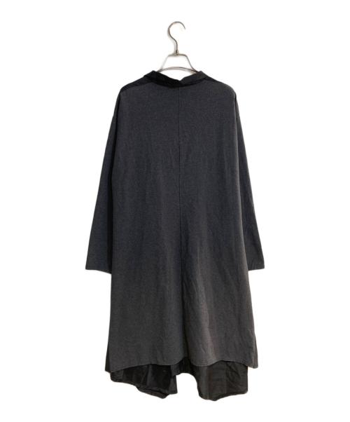 YACCO MARICARD（ヤッコマリカルド）YACCO MARICARD (ヤッコマリカルド) シルクロングカーディガン ブラック サイズ:不明の古着・服飾アイテム