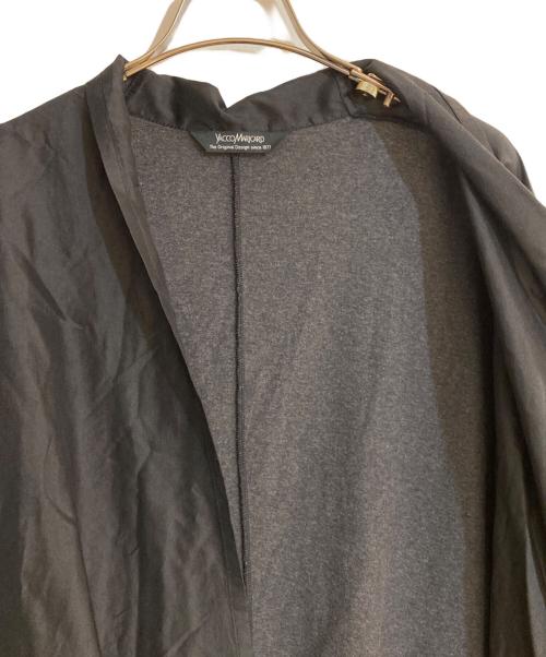 YACCO MARICARD（ヤッコマリカルド）YACCO MARICARD (ヤッコマリカルド) シルクロングカーディガン ブラック サイズ:不明の古着・服飾アイテム