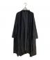YACCO MARICARD（ヤッコマリカルド）の古着「シルクロングカーディガン」｜ブラック