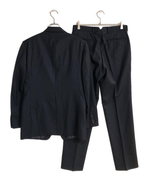 KENT&CURWEN（ケント・アンド・カーウェン）KENT&CURWEN (ケント・アンド・カーウェン) 2B3ピースセットアップスーツ ネイビー サイズ:A6の古着・服飾アイテム