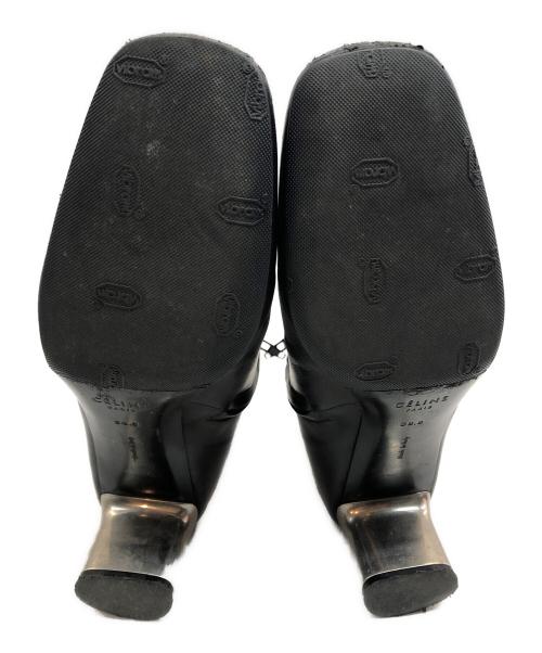 CELINE（セリーヌ）CELINE (セリーヌ) メタルヒールブーツ ブラック サイズ:38.5の古着・服飾アイテム