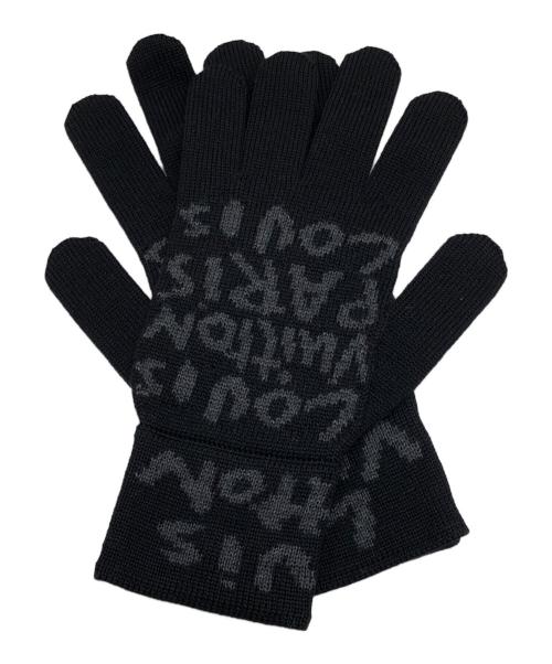 LOUIS VUITTON（ルイ ヴィトン）LOUIS VUITTON (ルイ ヴィトン) グラフィティ グローブ ブラックの古着・服飾アイテム