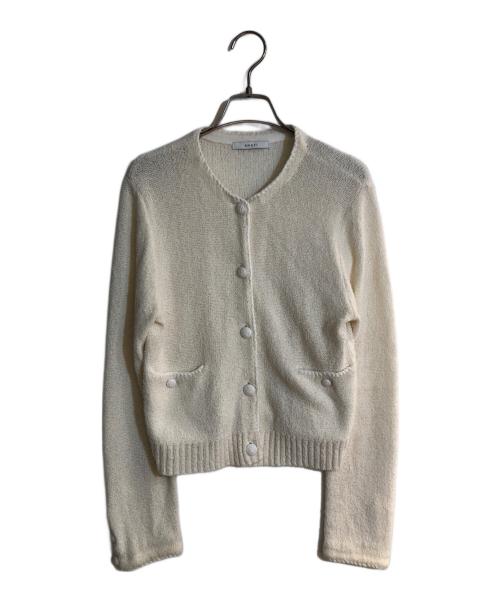 ANAYI（アナイ）ANAYI (アナイ) メランジブークレカーディガン ベージュ サイズ:38の古着・服飾アイテム