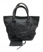 BALENCIAGAバレンシアガ）の古着「ザ サンデーレザートートバッグ」｜グレー