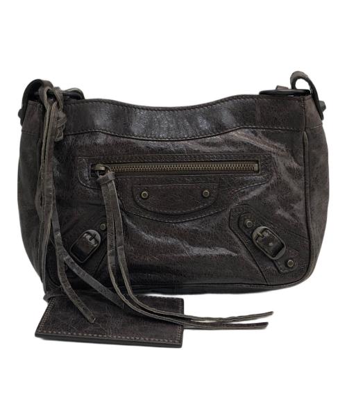 BALENCIAGA（バレンシアガ）BALENCIAGA (バレンシアガ) ザ・ショルダー ミニショルダーバッグ ブラウンの古着・服飾アイテム