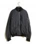 sacai（サカイ）の古着「ボアライナーシャンブレーMA-1ジャケット」｜ブルー