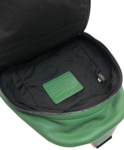 COACH（コーチ）COACH (コーチ) CAMPUS PACK IN SMOOTH LEATHER スリングバッグ/キャンパスパックインスムースレザー グリーンの古着・服飾アイテム