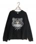 KENZO（ケンゾー）の古着「タイガーエンブロイダリースウェット」｜ブラック