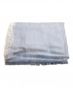 Salvatore Ferragamoサルヴァトーレ フェラガモ）の古着「シルク混カシミヤストール」｜スカイブルー