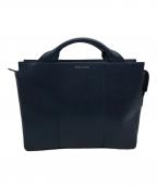 COLE HAANコールハーン）の古着「スローンアタッシユビジネスバッグ」｜ブルー