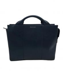 COLE HAAN（コールハーン）の古着「スローンアタッシユビジネスバッグ」｜ブルー