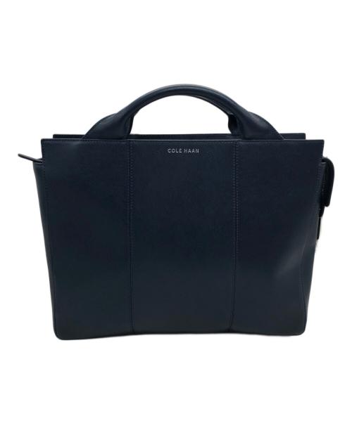 COLE HAAN（コールハーン）COLE HAAN (コールハーン) スローンアタッシユビジネスバッグ ブルーの古着・服飾アイテム