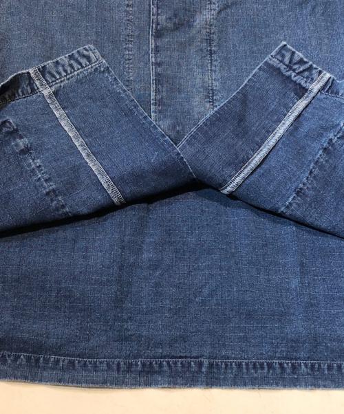 POLO RALPH LAUREN（ポロ・ラルフローレン）POLO RALPH LAUREN (ポロ・ラルフローレン) Ripstop Workshirt Jacket dragon riders/リップストップワークシャツジャケットドラゴンラーダース インディゴ サイズ:Lの古着・服飾アイテム