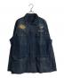 POLO RALPH LAUREN（ポロ・ラルフローレン）の古着「Ripstop Workshirt Jacket dragon riders/リップストップワークシャツジャケットドラゴンラーダース」｜インディゴ