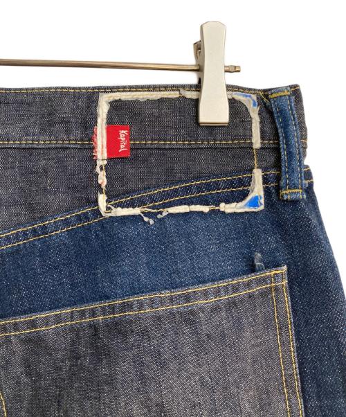 KAPITAL（キャピタル）KAPITAL (キャピタル) 2TONE HAPPY デニム インディゴ サイズ:36の古着・服飾アイテム