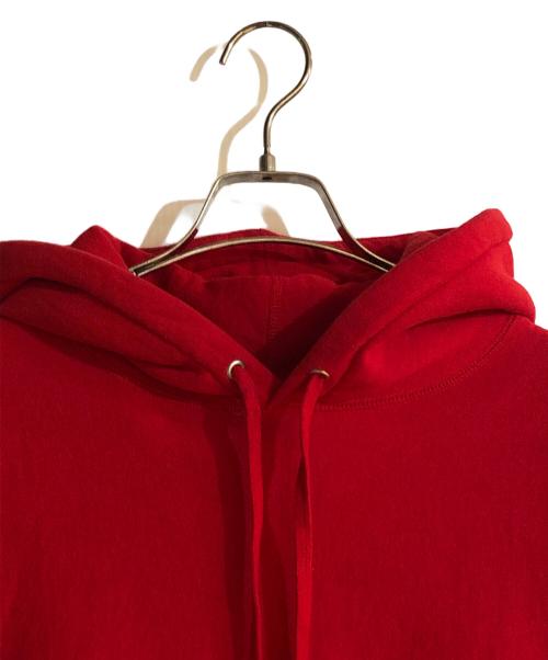 SUPREME（シュプリーム）Supreme (シュプリーム) Studded Hooded Sweatshirt/スタッズフーディースウェットシャツ レッド サイズ:Mの古着・服飾アイテム