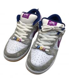 NIKE×Rayssa Leal（ナイキ×ライッサ・レアウ）の古着「Nike SB Dunk Low PRM "Pure Platinum and Vivid Purple"」｜ホワイト