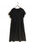 YOKO CHAN（ヨーコチャン）の古着「ギャザースリーブマキシドレス」｜ブラック