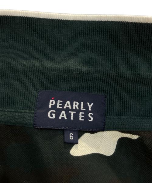 PEARLY GATES（パーリーゲイツ）PEARLY GATES (パーリーゲイツ) ポロシャツ グリーン サイズ:6の古着・服飾アイテム