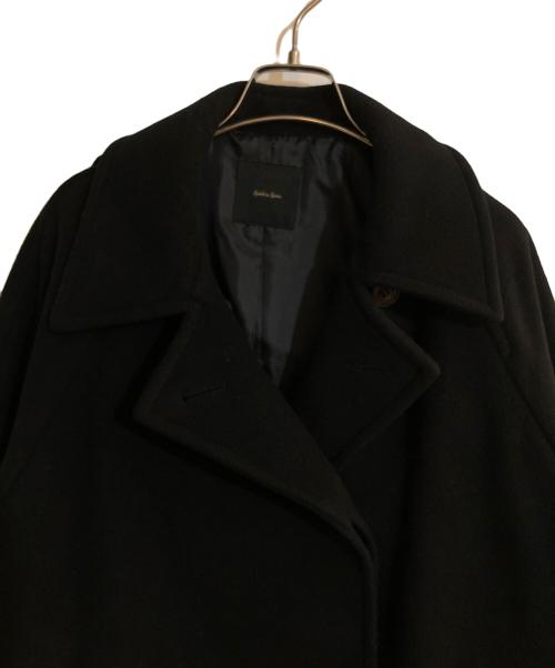 Spick and Span（スピック＆スパン）Spick and Span (スピックアンドスパン) W/Nyモッサステンカラーショートコート ブラック サイズ:不明の古着・服飾アイテム