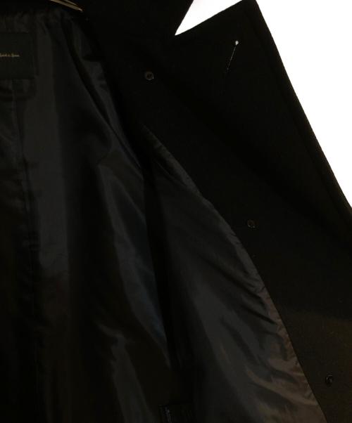 Spick and Span（スピック＆スパン）Spick and Span (スピックアンドスパン) W/Nyモッサステンカラーショートコート ブラック サイズ:不明の古着・服飾アイテム