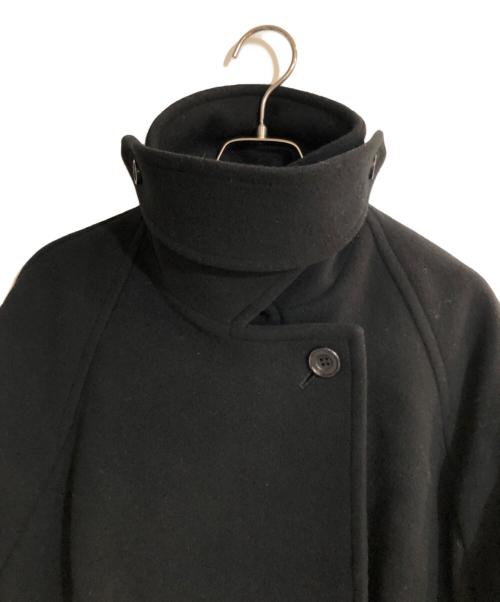 Spick and Span（スピック＆スパン）Spick and Span (スピックアンドスパン) W/Nyモッサステンカラーショートコート ブラック サイズ:不明の古着・服飾アイテム