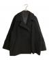 Spick and Span（スピックアンドスパン）の古着「W/Nyモッサステンカラーショートコート」｜ブラック