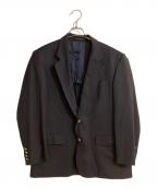BURBERRYバーバリー）の古着「金釦テーラードジャケット」｜ネイビー